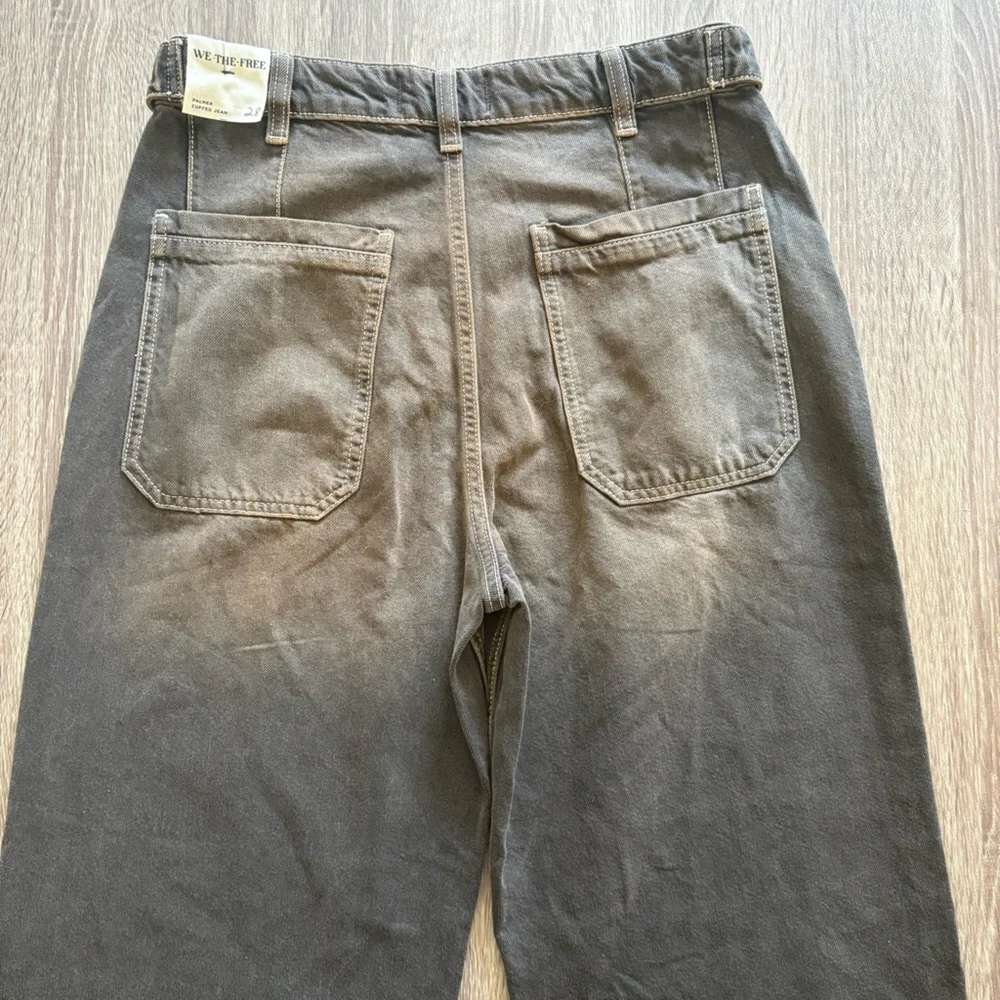 NEW! Free People The Palmer cuffed jeans - Picture 10 of 12